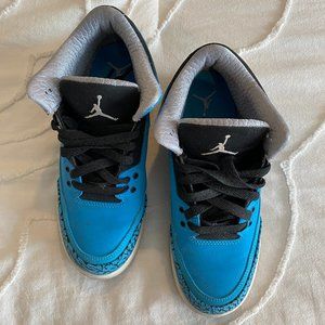 Powder Blue Jordan 3's
